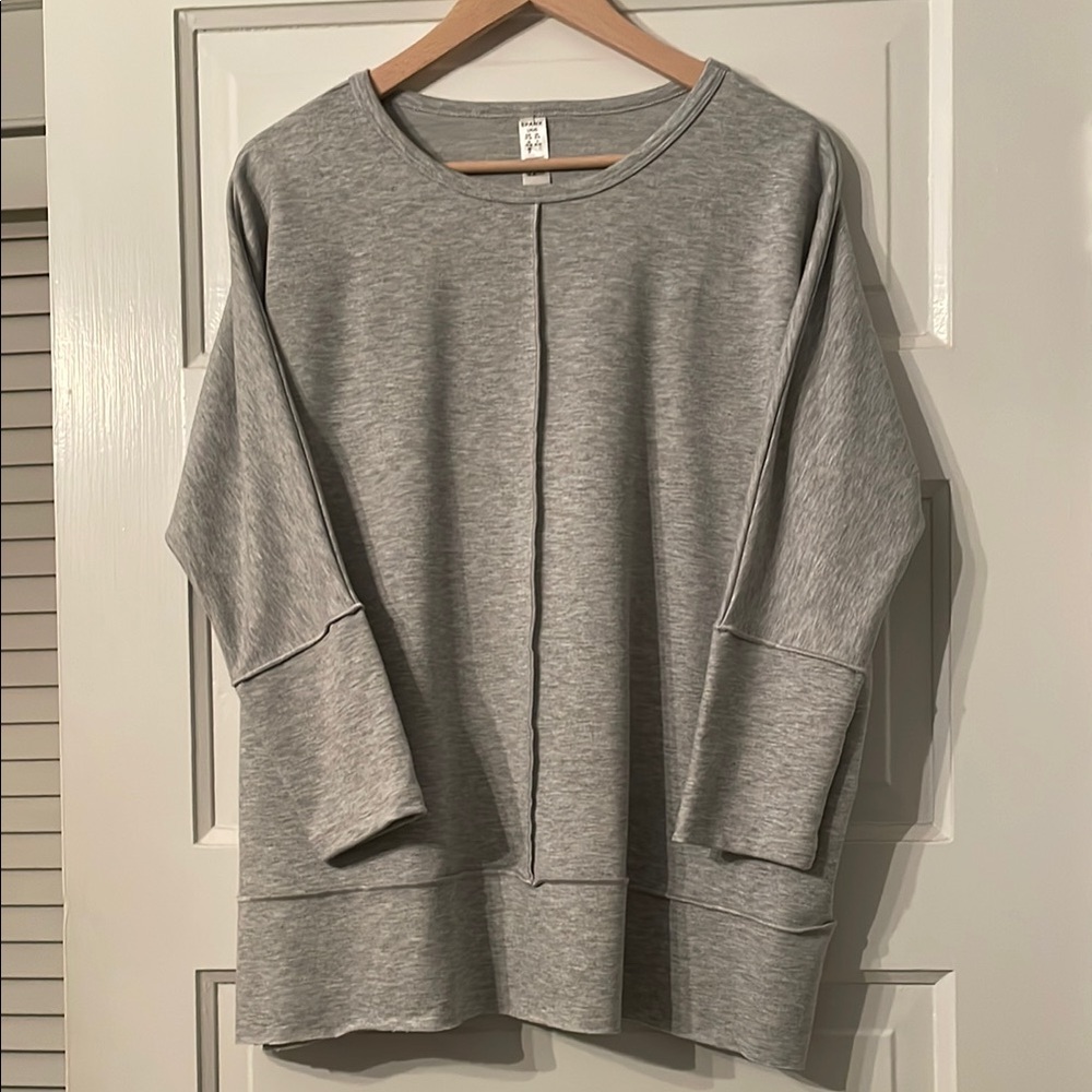 SPANX Light Gray Top